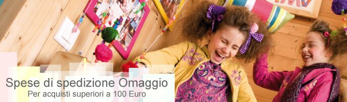 Spedizione gratuita per ordini superiori a 100 Euro