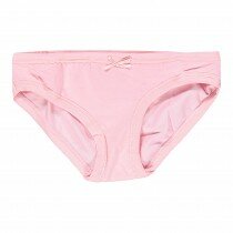 Slip rosa con nastrino da bambina
