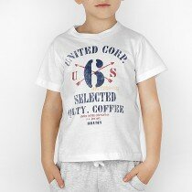 T-Shirt bianca United Cobp.